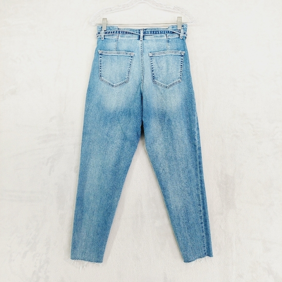 HOLLISTER Paper-Bag Waist Vintage Stretch Ultra High Rise Mom Jeans P5312 - Picture 5 of 11